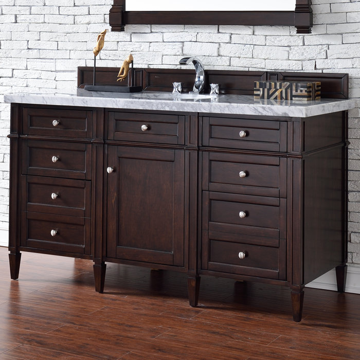 James Martin Furniture Brittany 60" Single Burnished Mahogany Bathroom